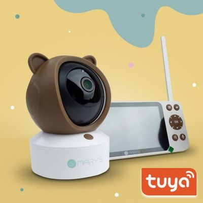Babyphone vidéo avec caméra 2 en 1 Ours Brun