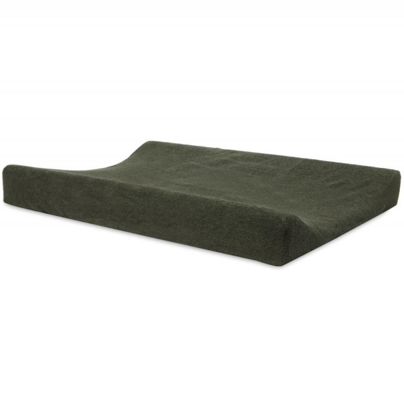 Housse de matelas à langer en éponge Leaf Green (50 x 70 cm) Jollein