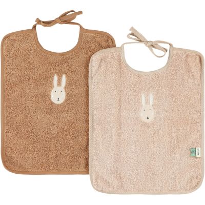 Lot de 2 bavoirs XL Rabbit  par Trixie