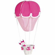  Lampe montgolfière fuchsia et rose   par Domiva