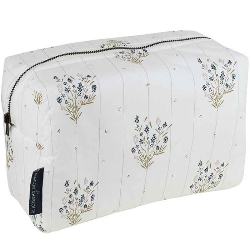 Trousse de toilette Madeleine fleurie Maison Charlotte