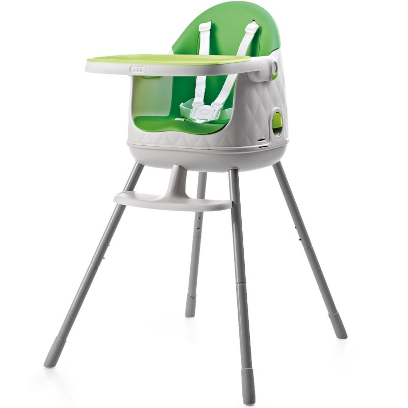 Chaise Haute transformable en réhausseur Multi Dine vert Baby to Love