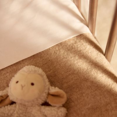 Couverture Merino Wool Falted Natural (75 x 100 cm)