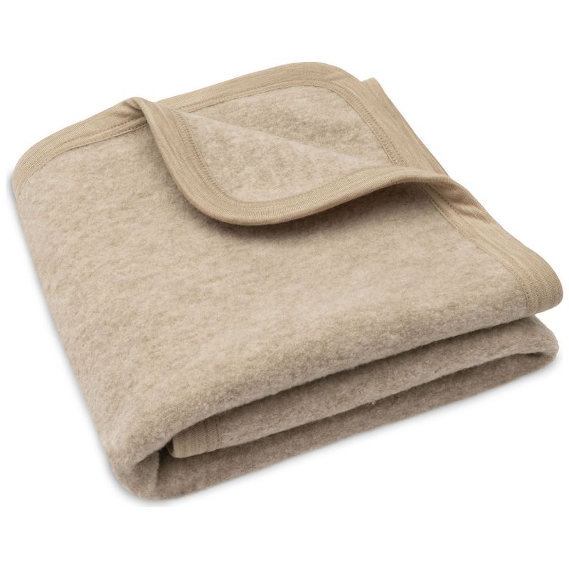 Couverture Merino Wool Falted Natural (75 x 100 cm) Jollein Produit 1