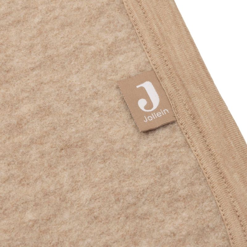 Couverture Merino Wool Falted Natural (75 x 100 cm) Jollein Produit 6