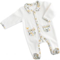 Pyjama chaud à col végétal Promenons-nous (3 mois) - Sauthon