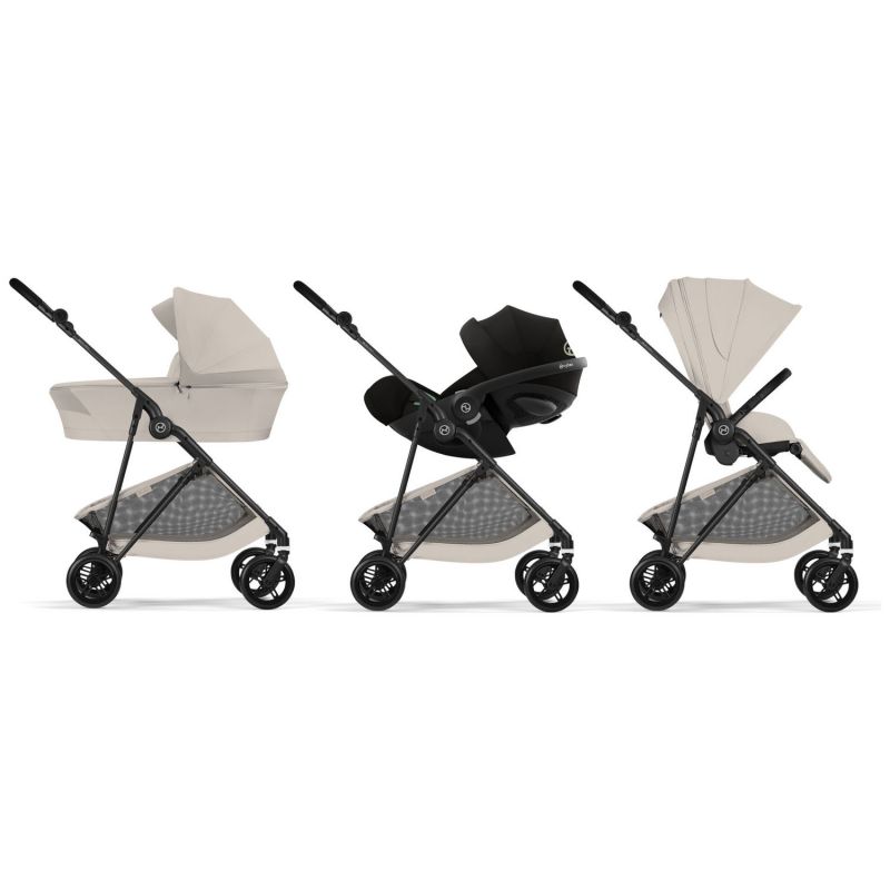 Poussette Citadine Ultra Légère Melio Carbon 2026 Dune Grey Cybex Produit 4