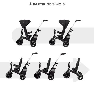 Tricycle évolutif Easytwist Black