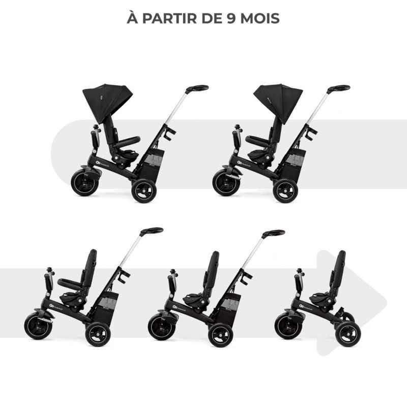 Tricycle évolutif Easytwist Black Kinderkraft Produit 2