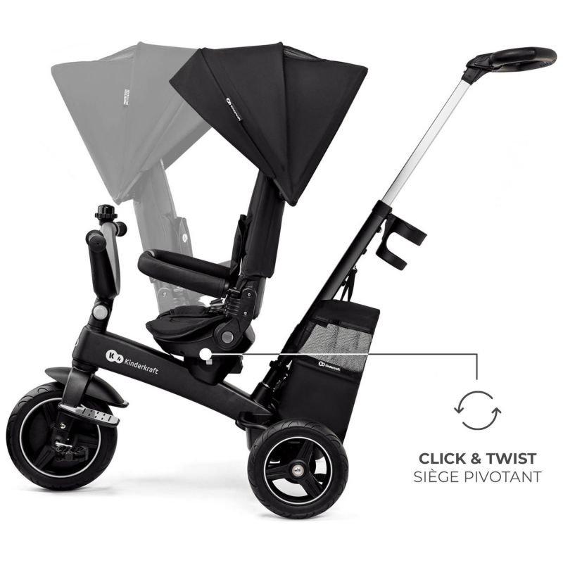 Tricycle évolutif Easytwist Black Kinderkraft Produit 3
