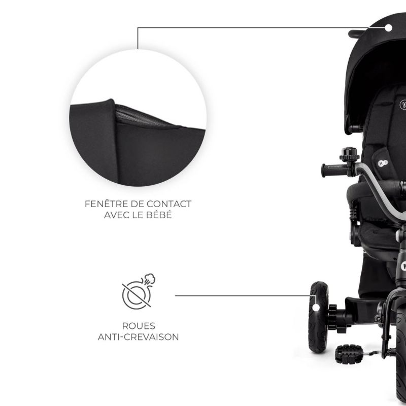 Tricycle évolutif Easytwist Black Kinderkraft Produit 7
