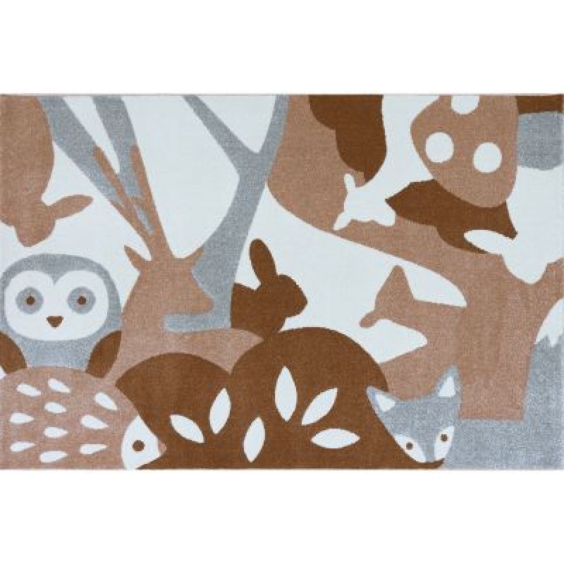 Tapis rectangulaire Animaux de la forêt (80 x 150 cm) AFKliving