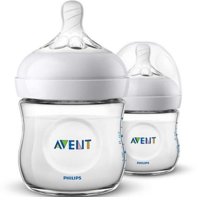 Lot de 2 biberons Natural (125 ml) Philips AVENT