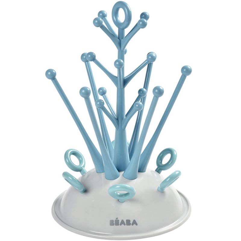 Égoutte biberons arbre bleu Béaba