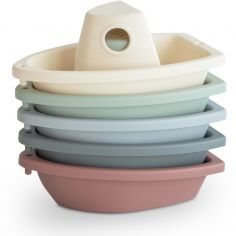 Lot de 5 jouets de bain Boats Original - Mushie