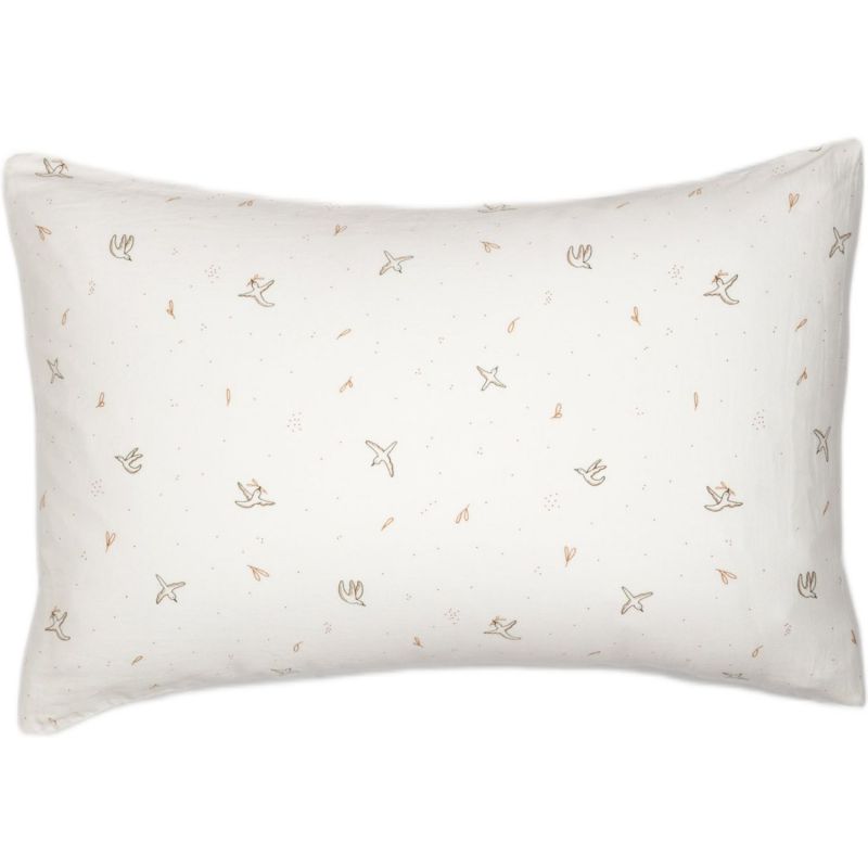 Taie d'oreiller en coton bio L'Envolée (35 x 45 cm) Kadolis Produit 1