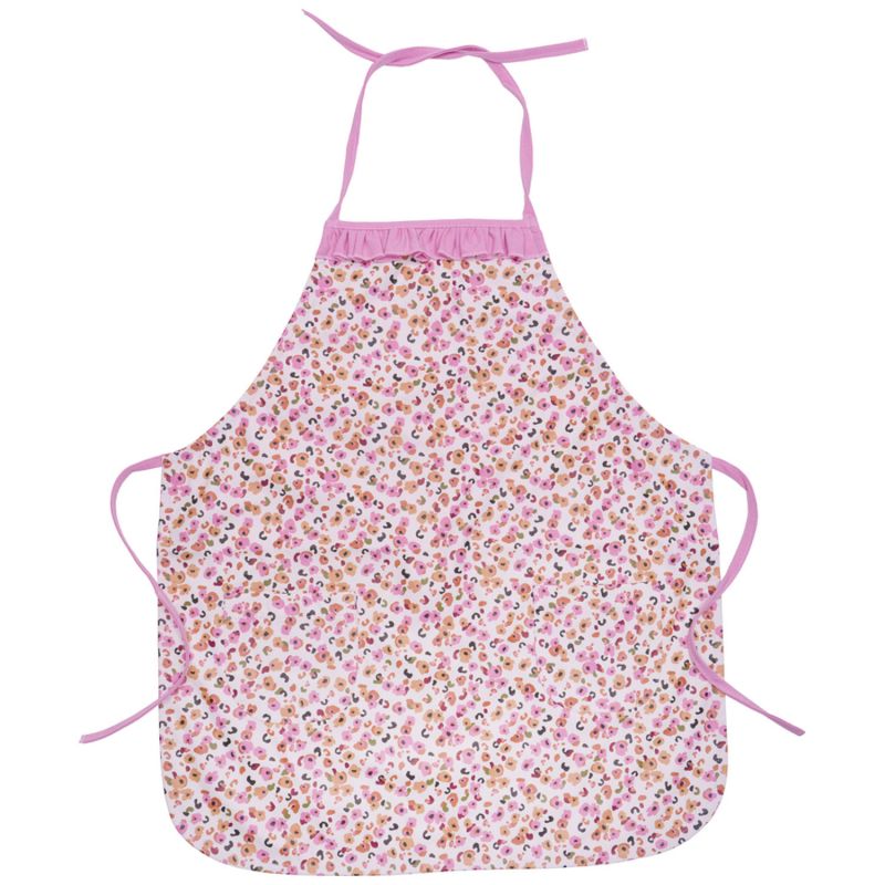 Tablier de cuisine froufrou en tissu imperméable léopard BB & Co Produit 1
