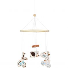 Mobile en bois pour berceau Bicycles - Cam Cam Copenhagen