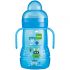 Biberon de transition garçon bleu - débit 3 rapide (220 ml) - MAM Biberon de transition garçon bleu - débit 3 rapide (220 ml) - MAM