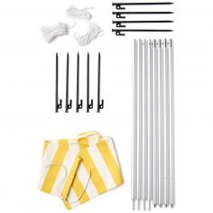 Tente de plage Jaune