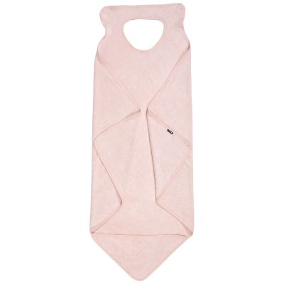 Cape de bain tablier XXL parent et bébé rose Candide