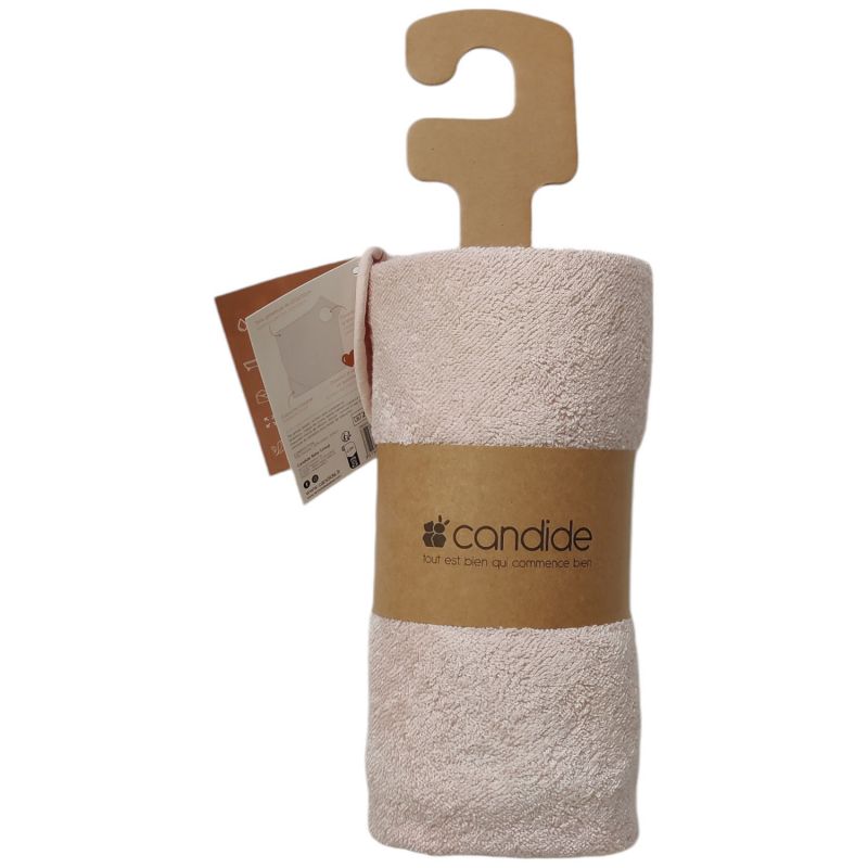 Cape de bain tablier XXL parent et bébé rose Candide Packaging 3