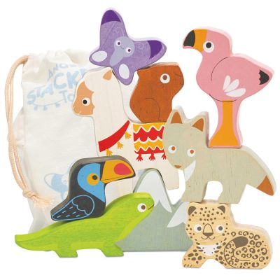Figurines animaux des Andes en bois Petilou Le Toy Van