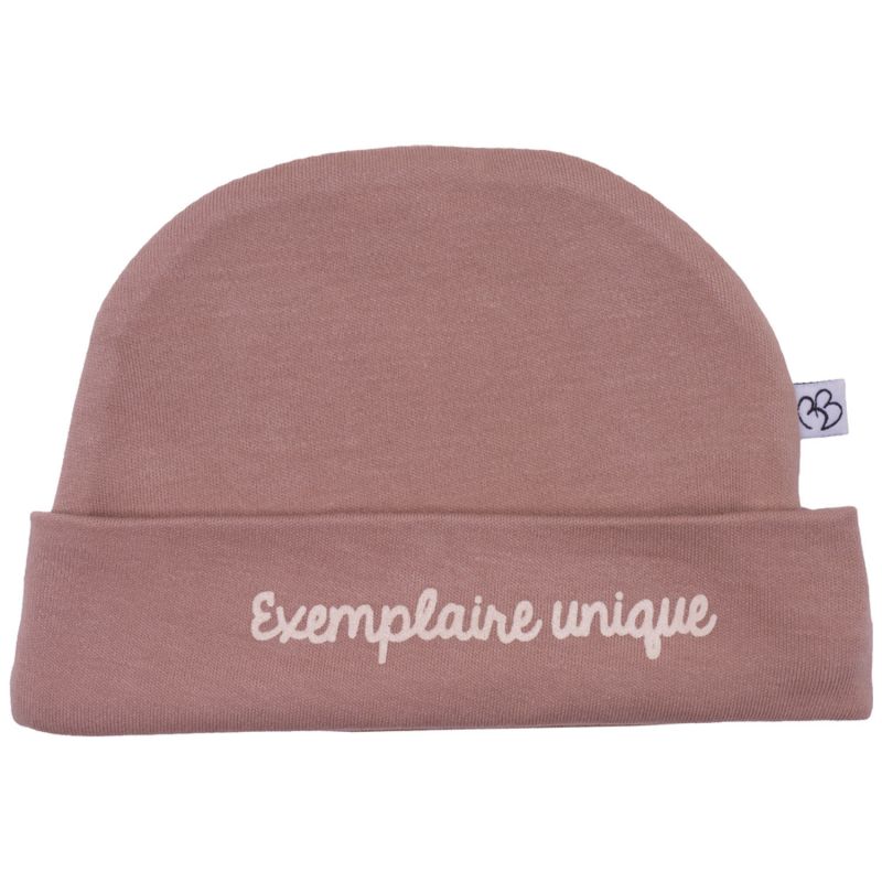 Bonnet doublé pur coton Exemplaire unique Mocha BB & Co Produit 1