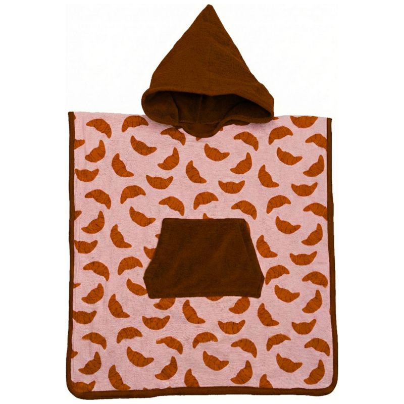 Poncho de bain à capuche bambou gaze de coton toffee et croissants (3-5 ans) BB & Co Produit 1