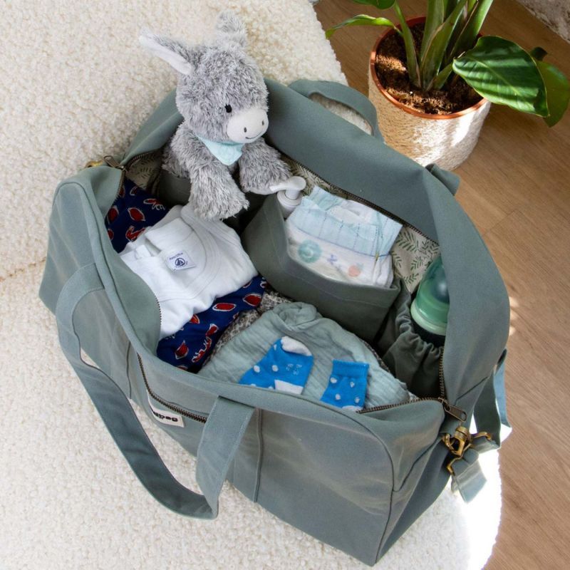 Sac à langer Basile Sauge Hindbag Ambiance 2