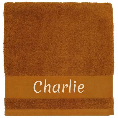 Serviette de bain Ourson Noisette personnalisable (70 x 140 cm)