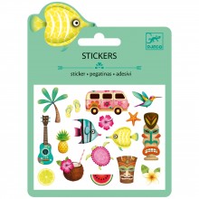 Minis stickers motifs Hawaï  par Djeco