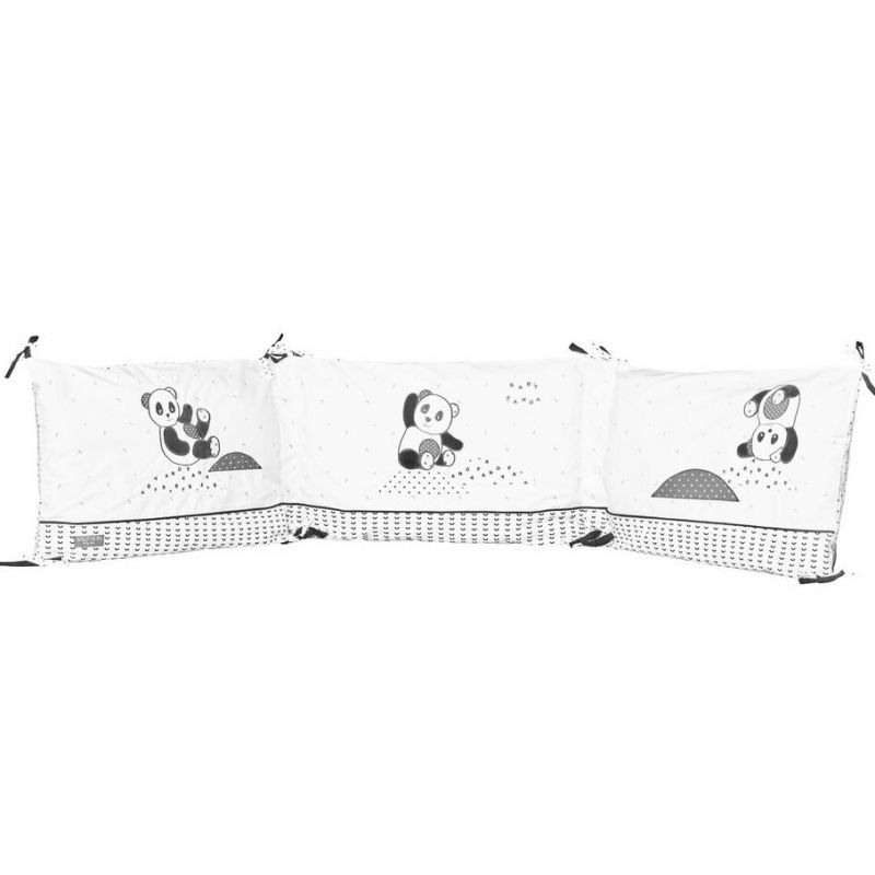 Tour de lit panda Chao Chao (pour lits 60 x 120 et 70 x 140 cm) Sauthon