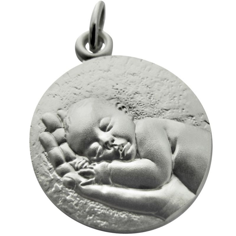 Médaille Mon tout petit 18 mm (argent 925°) Martineau