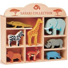 Set animaux en bois Safari - Tender Leaf