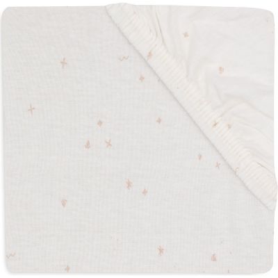 Drap housse en jersey Twinkling Wild Rose (40 x 80 cm)  par Jollein