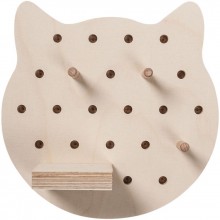 Panneau perforé pegboard chat (20 cm)  par Little Anana