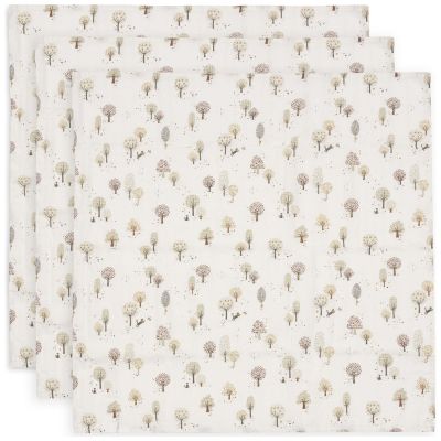 Lot de 3 langes en gaze de coton Tiny Park (70 x 70 cm)