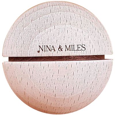 Boule sonore timbre noir Montessori (50 mm)  par Nina & Miles