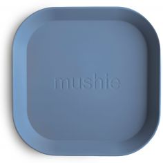 Lot de 2 assiettes carrées Twilight Blue