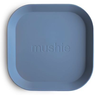 Lot de 2 assiettes carrées Twilight Blue