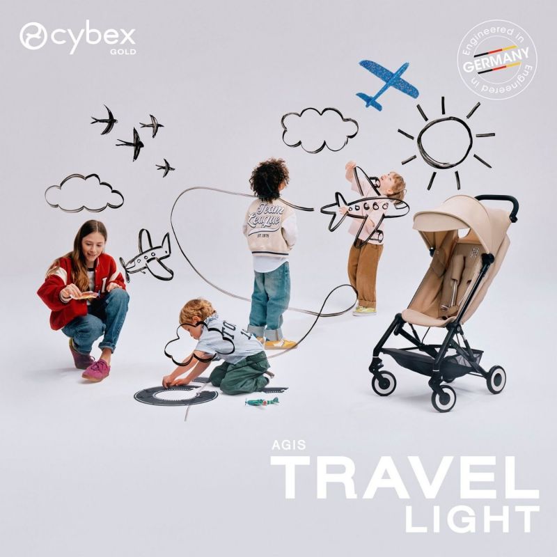 Poussette compacte Agis Stormy Blue Cybex Ambiance 2