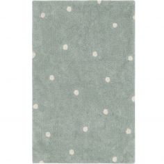 Tapis lavable Mini Dot Blue Sage (100 x 150 cm) - Lorena Canals