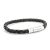 Variation noir du produit Bracelet L'Epicurien noir (acier) de la marque Petits trésors