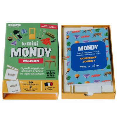 Coffret Mini Mondy (jeu de langage autour de la maison)  par Observe Montessori