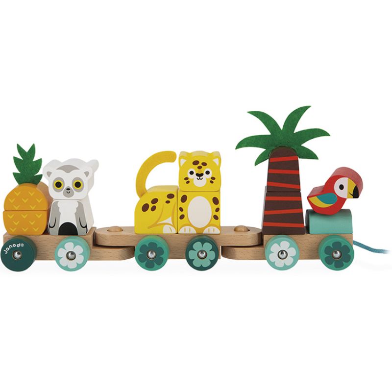 Train d'activités à tirer Tropik Janod Produit 1