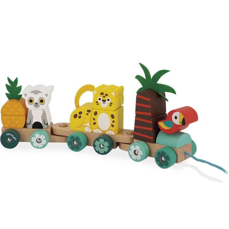 Train d'activités à tirer Tropik Janod Produit 4