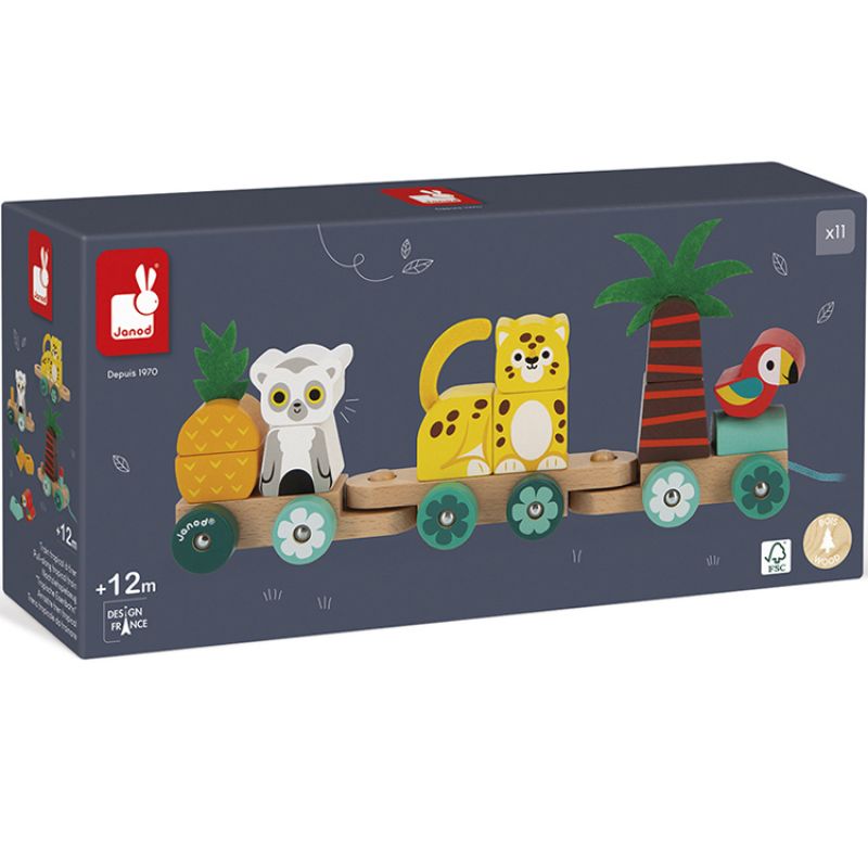Train d'activités à tirer Tropik Janod Packaging 7