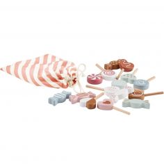 Set de bonbons en bois Bistro (16 pièces) - Kid's Concept