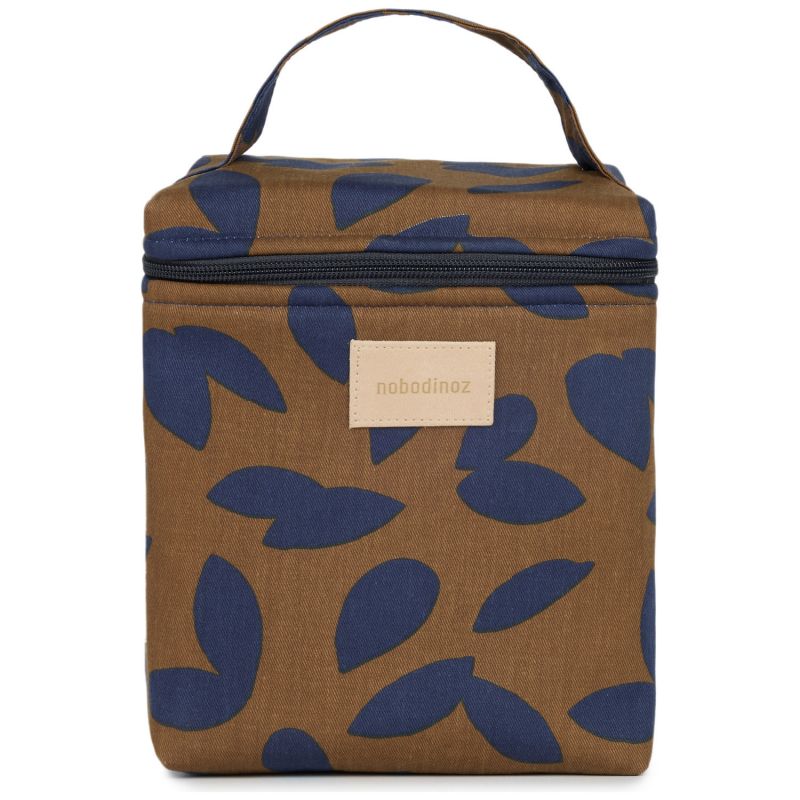 Sac isotherme pour biberon et déjeuner Hyde Park Blue leaves Nobodinoz Produit 2
